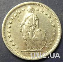 1/2 франка 1968 B Швейцарії