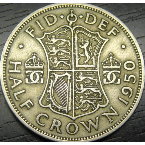 1/2 крони 1950 Британія