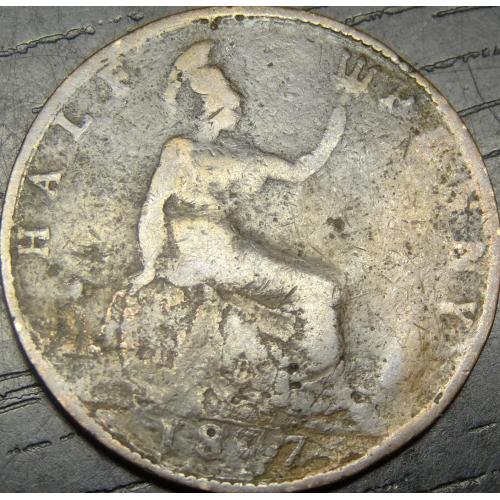 1/2 пенні 1877 Британія