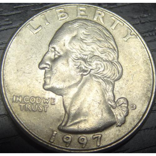 1/4 долара 1997 D США