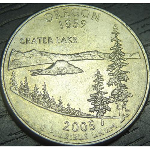 1/4 долара 2005 P США Орегон