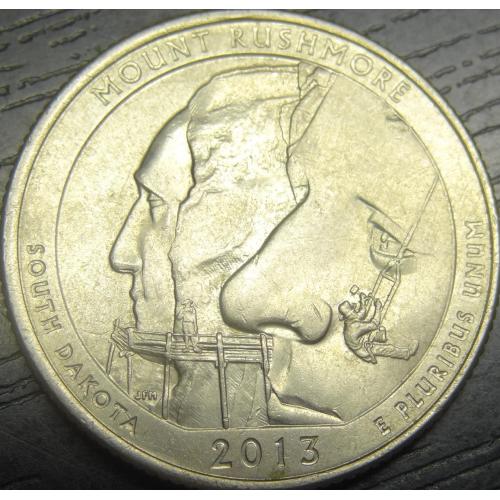 1/4 долара 2013 P США гора Рашмор