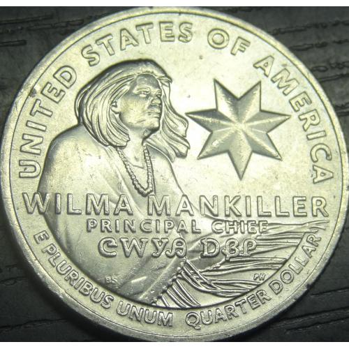 1/4 долара 2022 D США Вільма Манкіллер
