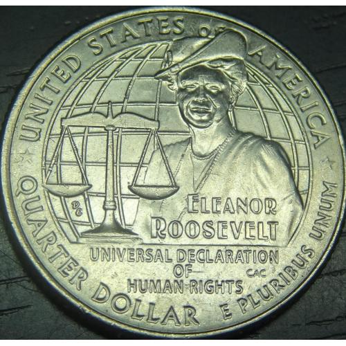 1/4 долара 2023 D США Елеонор Рузвельт
