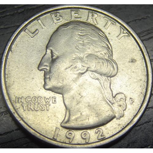 1/4 долара США 1992 P