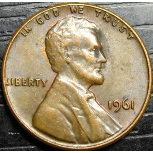1 цент 1961 США