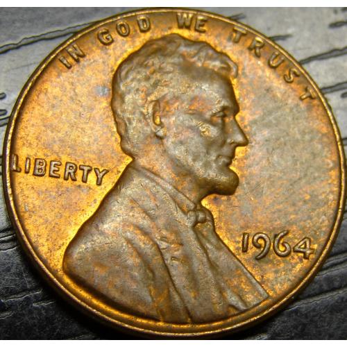 1 цент 1964 США
