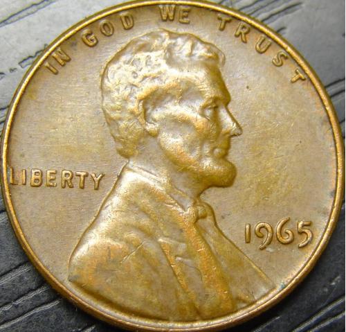 1 цент 1965 США