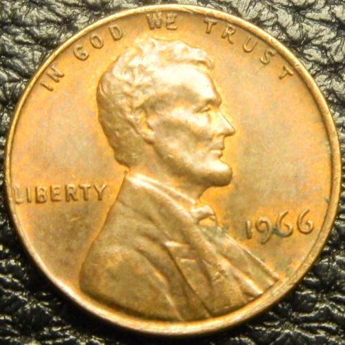 1 цент 1966 США