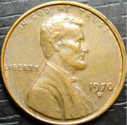 1 цент 1970 D США