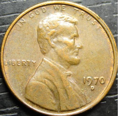 1 цент 1970 D США