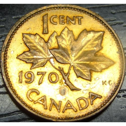 1 цент 1970 Канада
