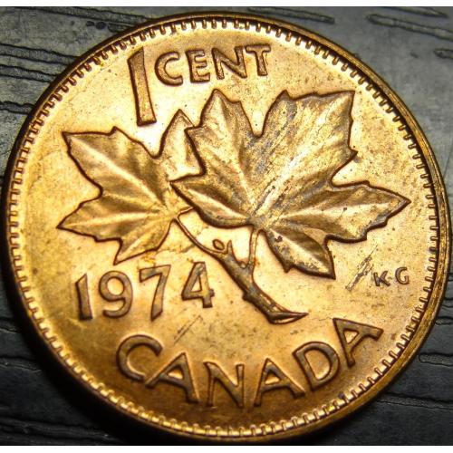 1 цент 1974 Канада