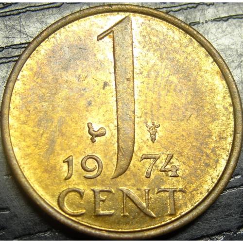 1 цент 1974 Нідерланди