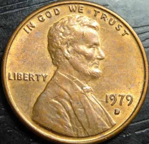 1 цент 1979 D США