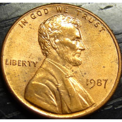 1 цент 1987 США