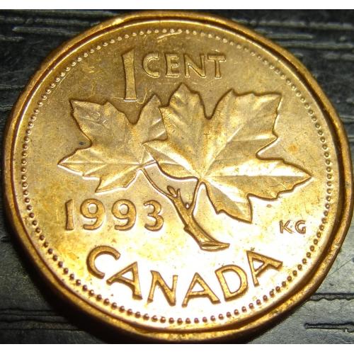 1 цент 1993 Канада
