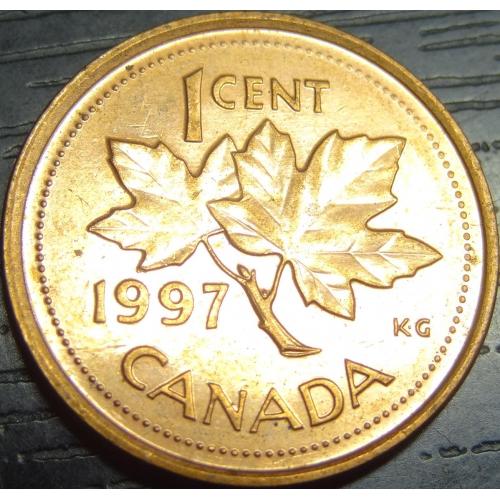 1 цент 1997 Канада