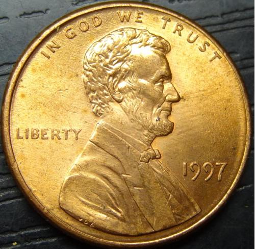 1 цент 1997 США