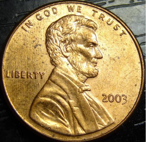 1 цент 2003 США