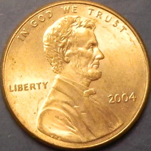 1 цент 2004 США
