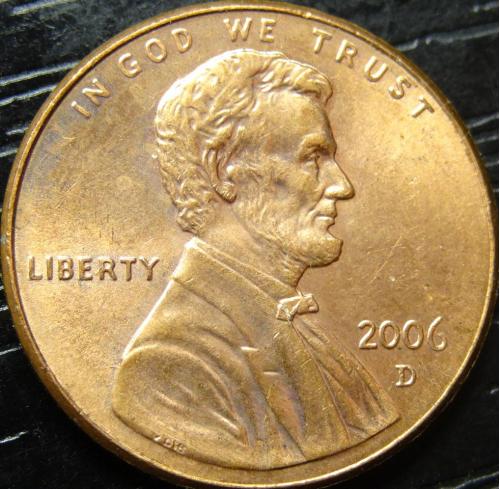 1 цент 2006 D США