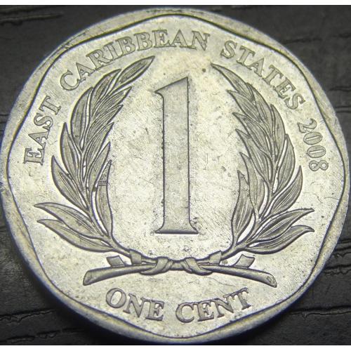 1 цент 2008 Східні Карибські штати