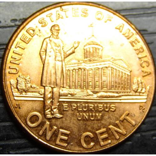 1 цент 2009 США Кар'єра Лінкольна в Іллінойсі