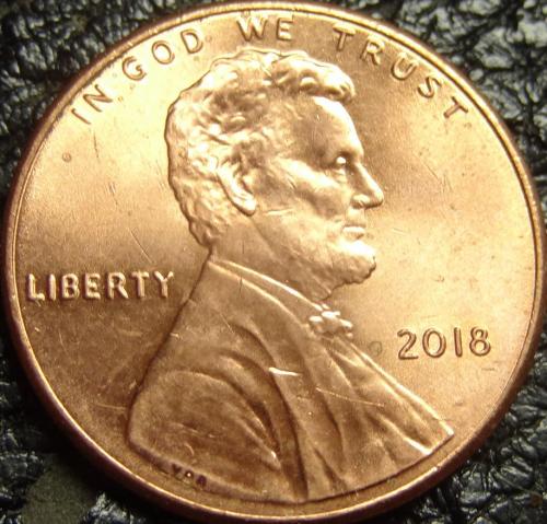 1 цент 2018 США