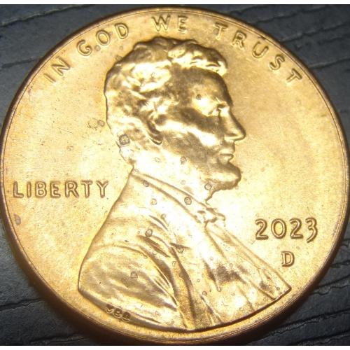 1 цент 2023 D США