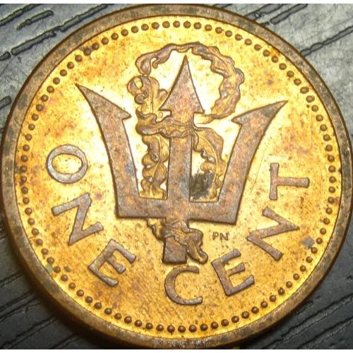1 цент Барбадос 1989