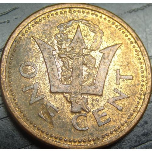 1 цент Барбадос 1990