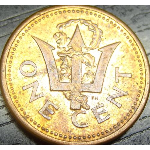 1 цент Барбадос 1996
