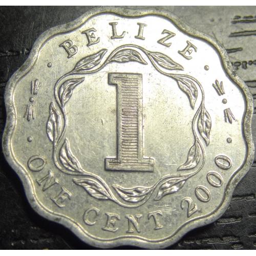 1 цент Беліз 2000