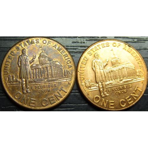 1 цент США 2009 Кар'єра Лінкольна (два різновиди)