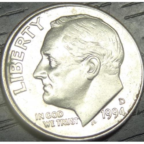 1 дайм 1994 D США