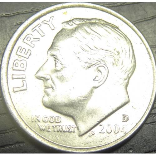 1 дайм 2004 D США
