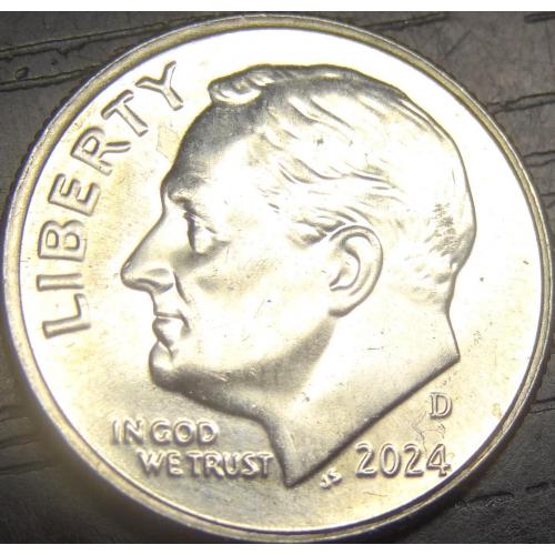 1 дайм 2024 D США