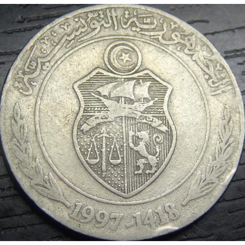 1 динар Туніс 1997