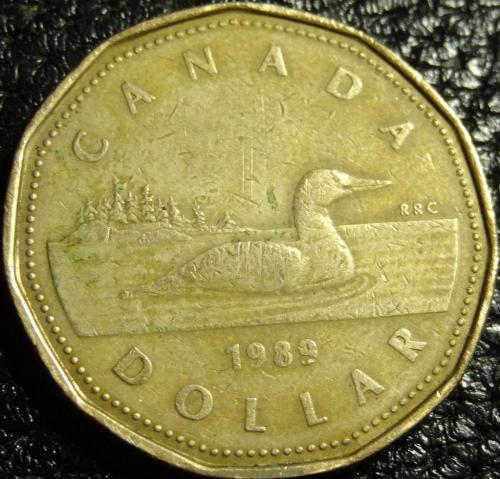 1 долар 1989 Канада