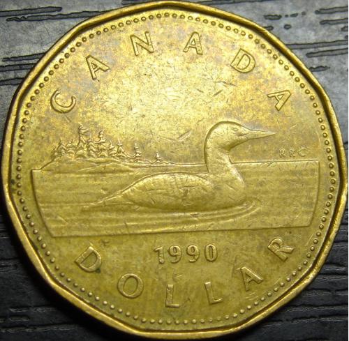 1 долар 1990 Канада