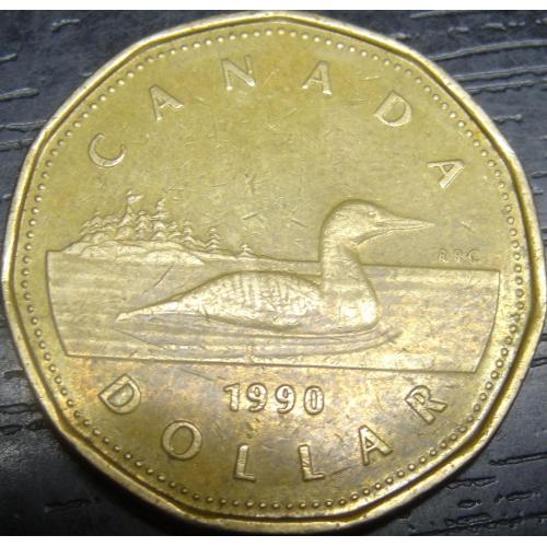1 долар 1990 Канада