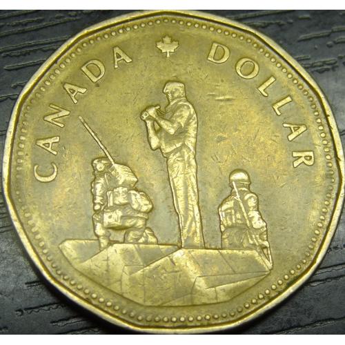 1 долар 1995 Канада Пам'ятник миротворчим силам