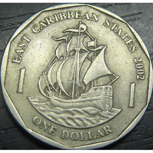 1 долар 2002 Східні Карибські штати