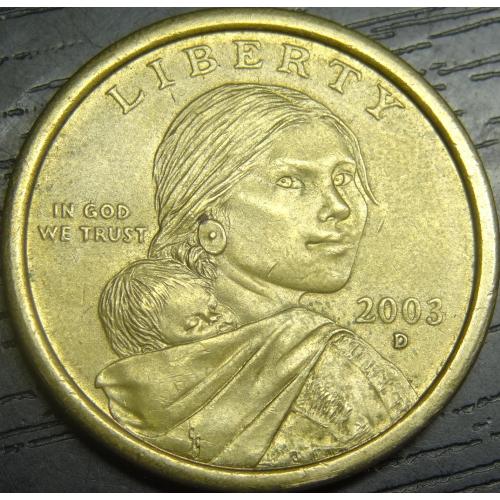 1 долар 2003 D США