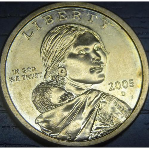 1 долар 2005 D США