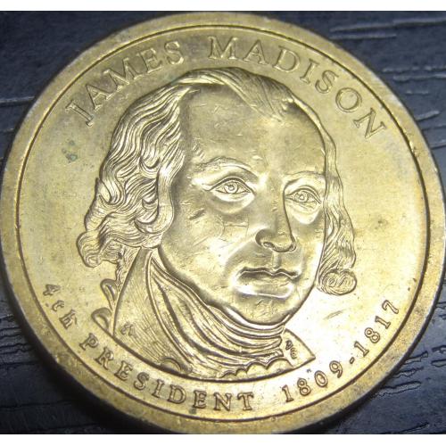 1 долар 2007 P США Джеймс Медісон