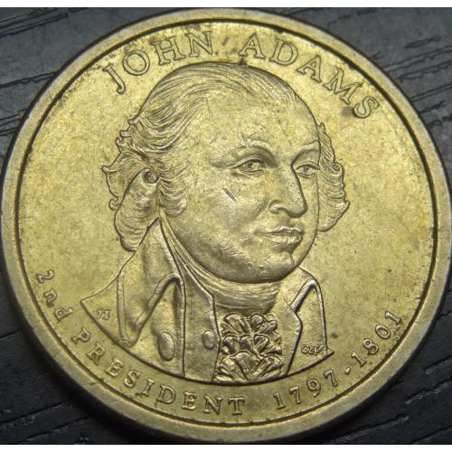 1 долар 2007 P США Джон Адамс