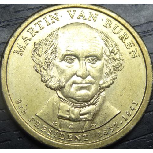 1 долар 2008 P США Мартін Ван Бюрен