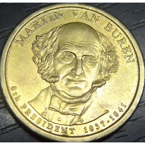 1 долар 2008 P США Мартін Ван Бюрен